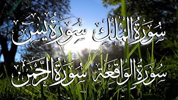 سورة يس - سورة الملك - سوره الواقعه - سوره الرحمن - للرزق والشفاء - القارئ أحمد حلاوة