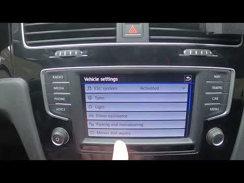 How to Find and Manage Mirrors and Wipers Settings in Volkswagen Golf VII ( 2012 - 2020 )