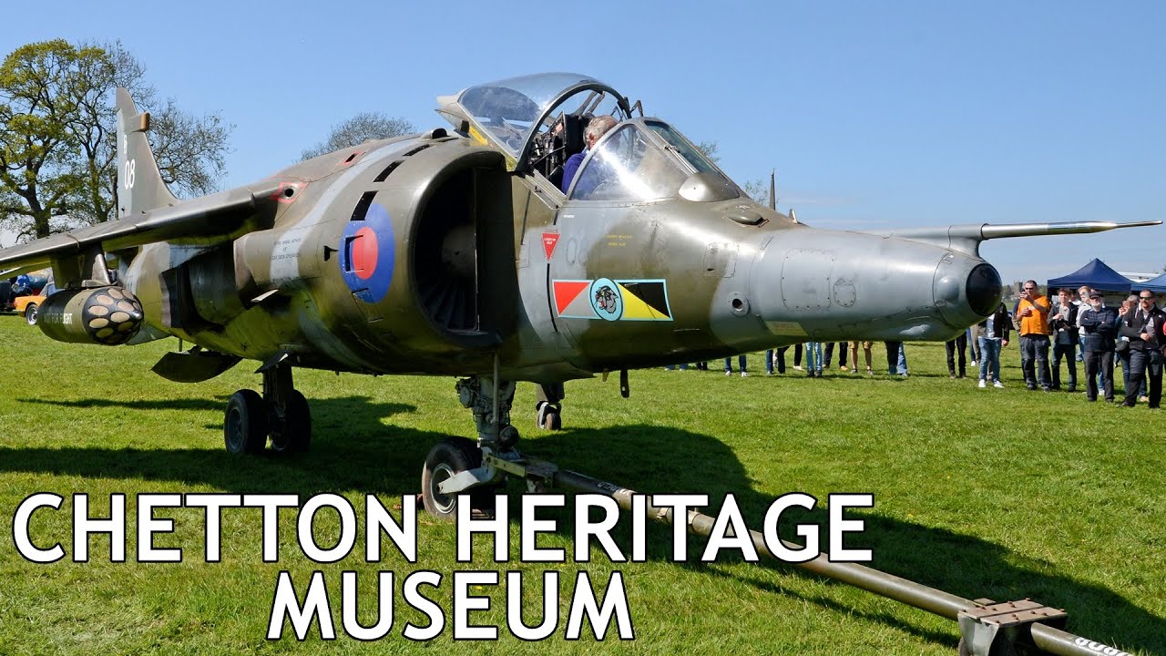 Harrier GR3 & Rolls-Royce Merlin Engine Start-Up | Chetton Heritage ...