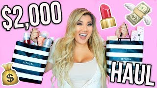 $2,000 LUXURY MAKEUP HAUL!! Sephora + Kylie Cosmetics HAUL!!