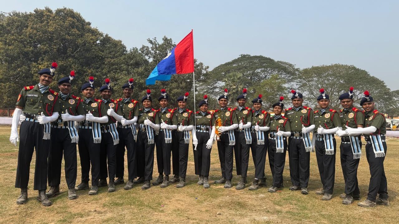 My Ncc Alumni association kendrapada Auto College #district #parade #drill #ncc #army 