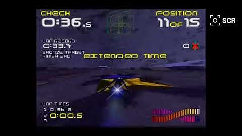 wipEout 64 (N64) on nVidia Shield Portable Android (Mupen 64 Plus AE)