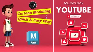 Creating a Full 3D Cartoon Character in Maya: Step-by-Step Tutorial