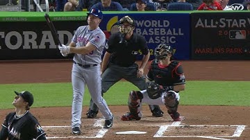 NYM@MIA: Bruce crushes a homer into the second deck