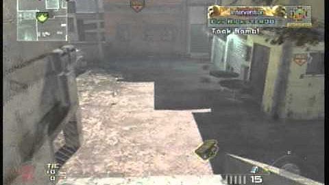 The invisible gun glitch/trickshot mw2
