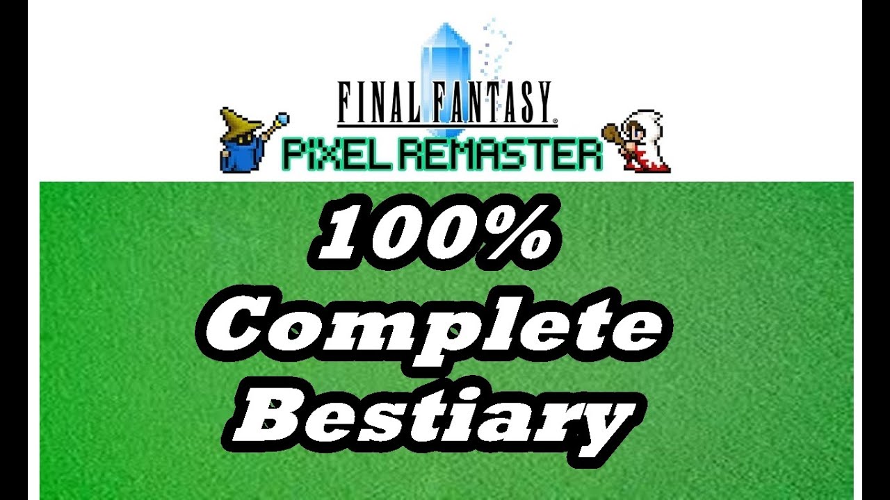 Final Fantasy 1: Bestiary With Maps · All monster locations