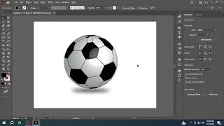 Realistic 3D Football design in Adobe Illustrator #football #logodesign #tutorial #adobeillustrator screenshot 5