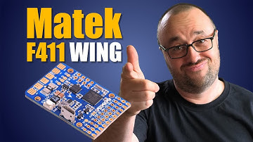 Matek F411 Wing flight controller for airplanes
