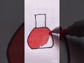 Drawing nail polish #asmr #relaxing #colors #satisfying #shorts