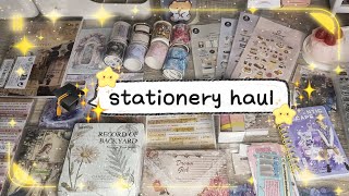 🌷✨🤍 huge SHEIN stationery haul (stickers, pens, etc) ) |aesthetic