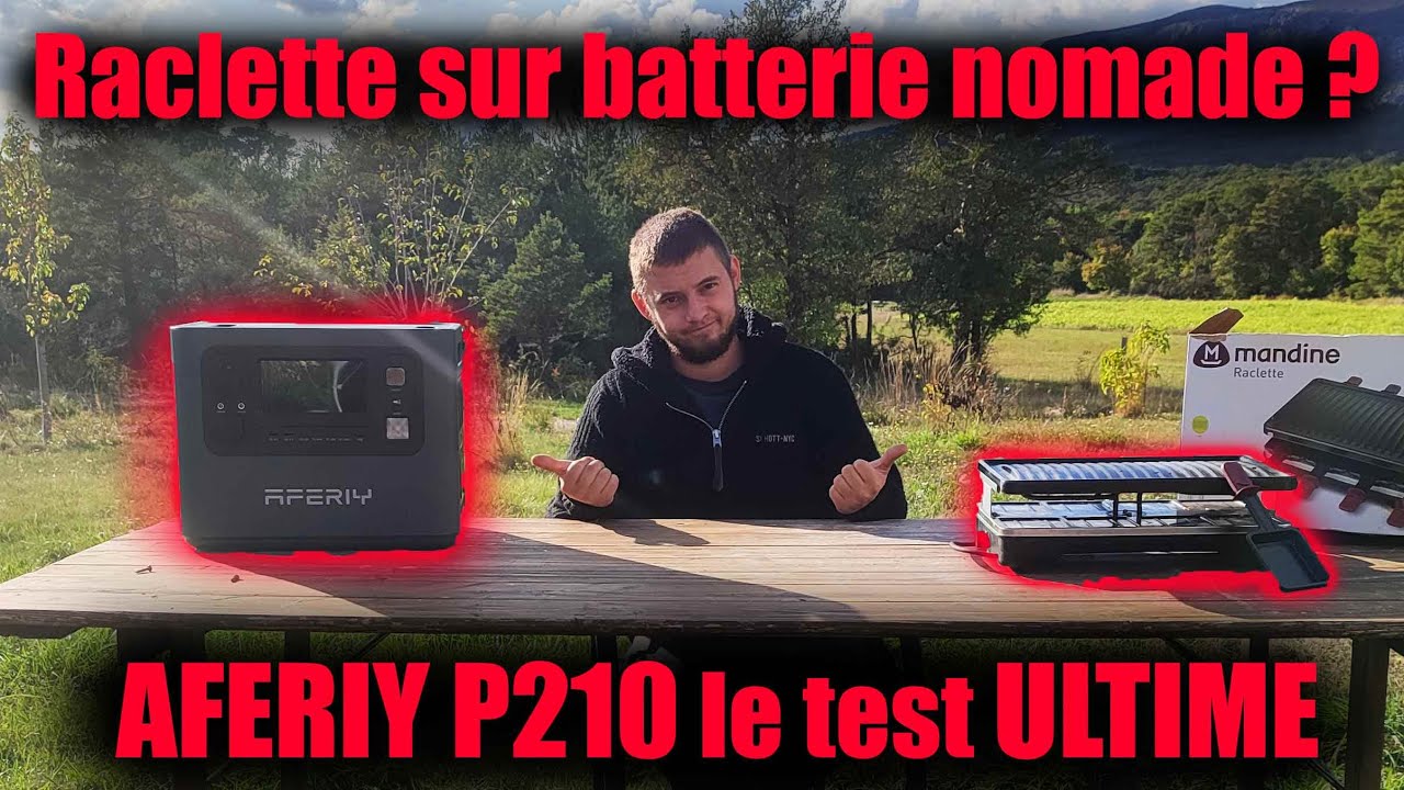 Batterie nomade AFERIY P210 le test ULTIME ! L'autonomie électrique PARTOUT et PAS CHER ! CODE PROMO