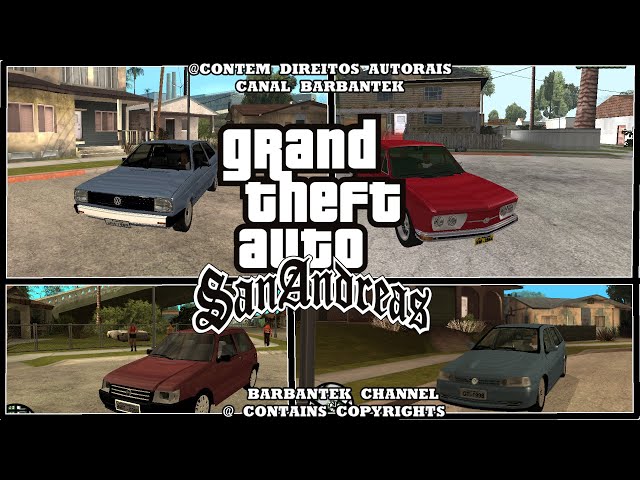 MOD DOS CARROS BRASILEIROS NO GTA SAN ANDREAS! 