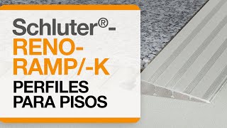 Cómo instalar una transición de baldosas en pisos: Schluter®-RENO-RAMP/-K