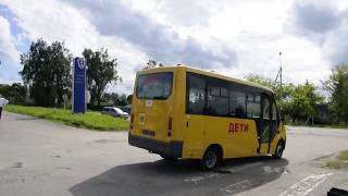 Детский автобус едет домой