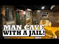 This old west basement mancave is wild