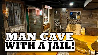 This Old West Basement Mancave is WILD!