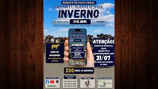 31/07 - REMATE DE GADO GERAL | 15:00h