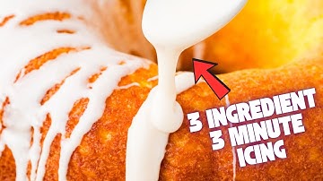 3-Ingredient Icing Glaze (Ready in 2 Minutes!)