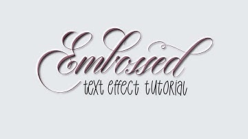 Embossed Text Effect in Procreate on iPad Pro