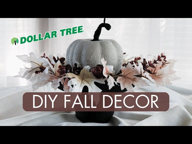 LiveLoveDIY: DIY Dollar Store Fall Pumpkin Centerpiece