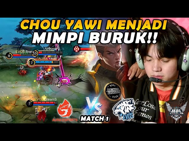 MATCH YANG MENENTUKAN NASIB RRQ!! ALPHA ANAVEL LAGI2 KELUAR!! - AURA VS EVOS MATCH 1 class=