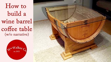 Wine Barrel Table (no narrative)