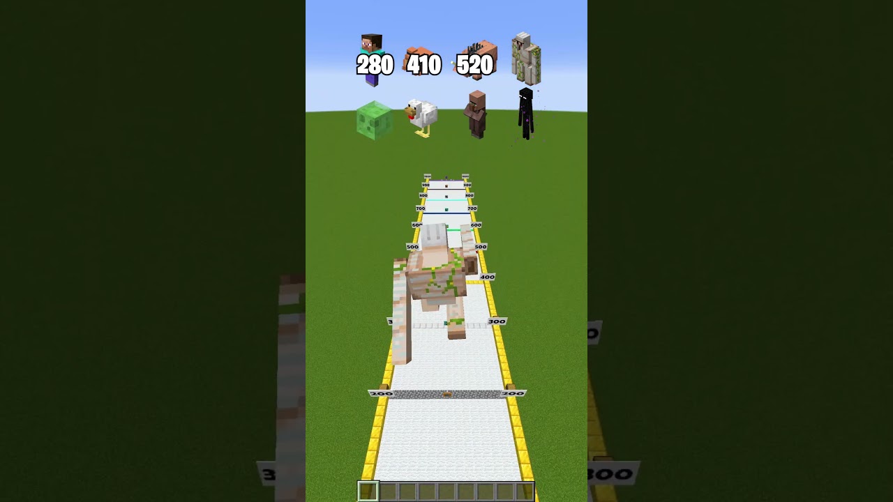 Minecraft Long Jump Competition!!