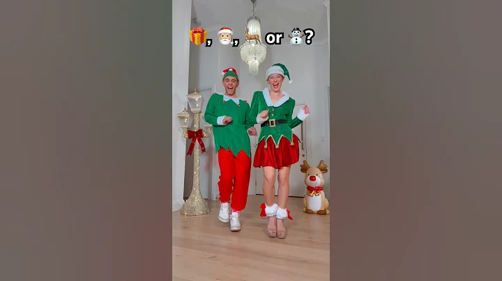 WE NEED TO KNOW!? 😅 VIRAL CHRISTMAS TIKTOK DANCE - #dance #funny #couple #shorts #viral #trend