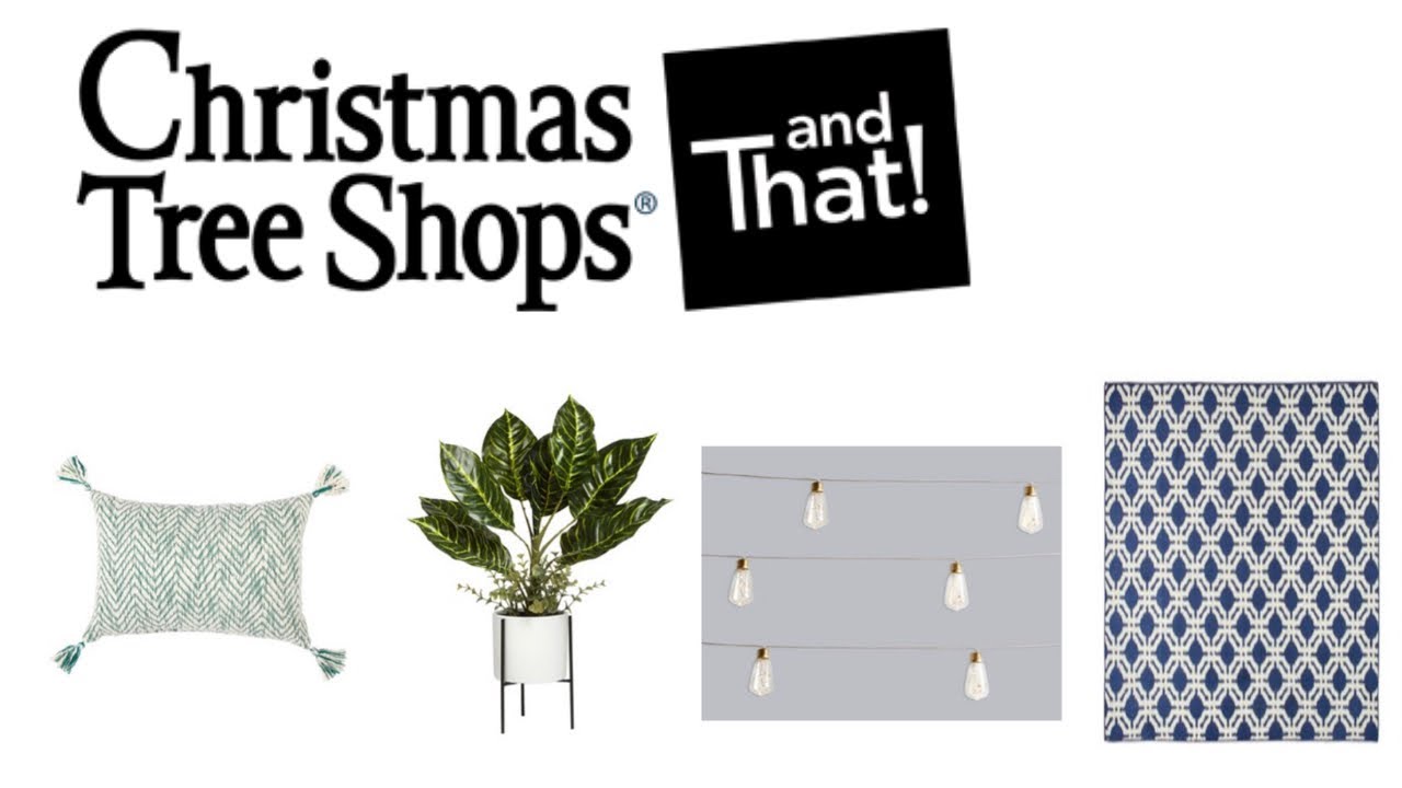 SHOP WITH ME THE CHRISTMAS TREE SHOPS OUTDOOR DECOR YouTube