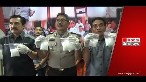 Polda Sumsel Berhasil Menggagalkan Transaksi Sabu Seharga 1 Milyar