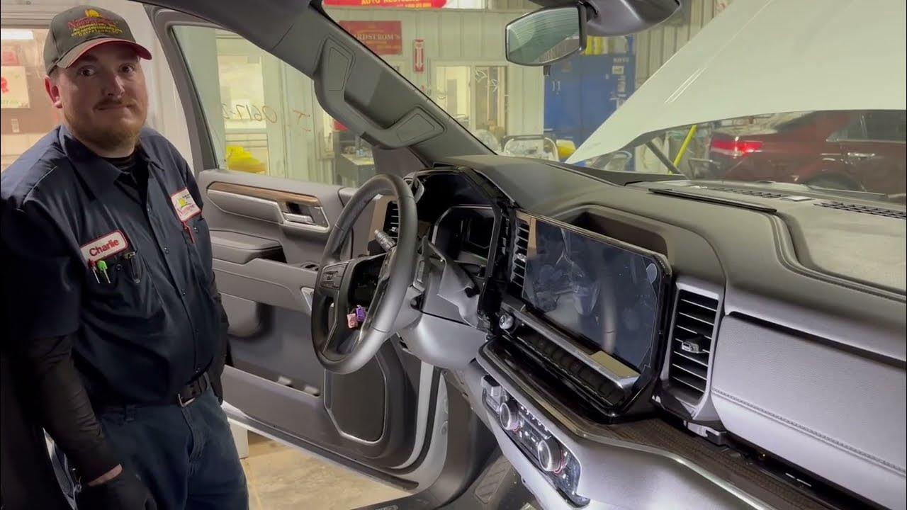 How To Remove A 2022 2023 Silverado Radio Touch Screen late 2022 - YouTube