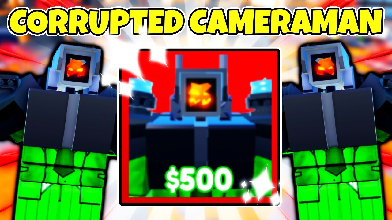 Toilet Tower Defense | Roblox | TTD | Corrupted Cameraman