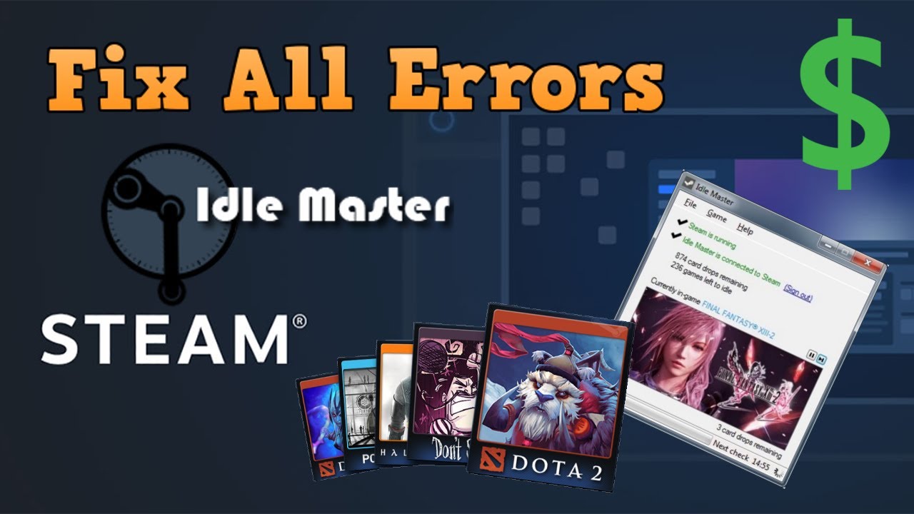 how to fix idle master steam