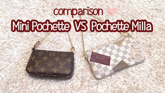 Comparison Review  LV Mini Pochette and Delightful Pochette 