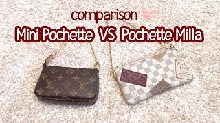 Louis Vuitton Mini Pochette Accessoires or Milla clutch..? – Buy the  goddamn bag