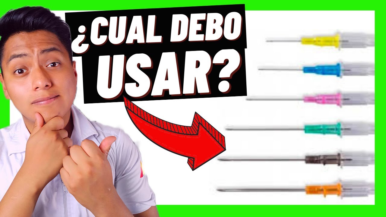 🟢¡Cateteres Perifericos! ¿Cómo SABER que cateter USAR? (CALIBRES ...