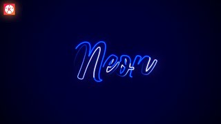 Make Trendy Neon Title Animation In Kinemaster || Neon Text Intro Tutorial In Kinemaster ||