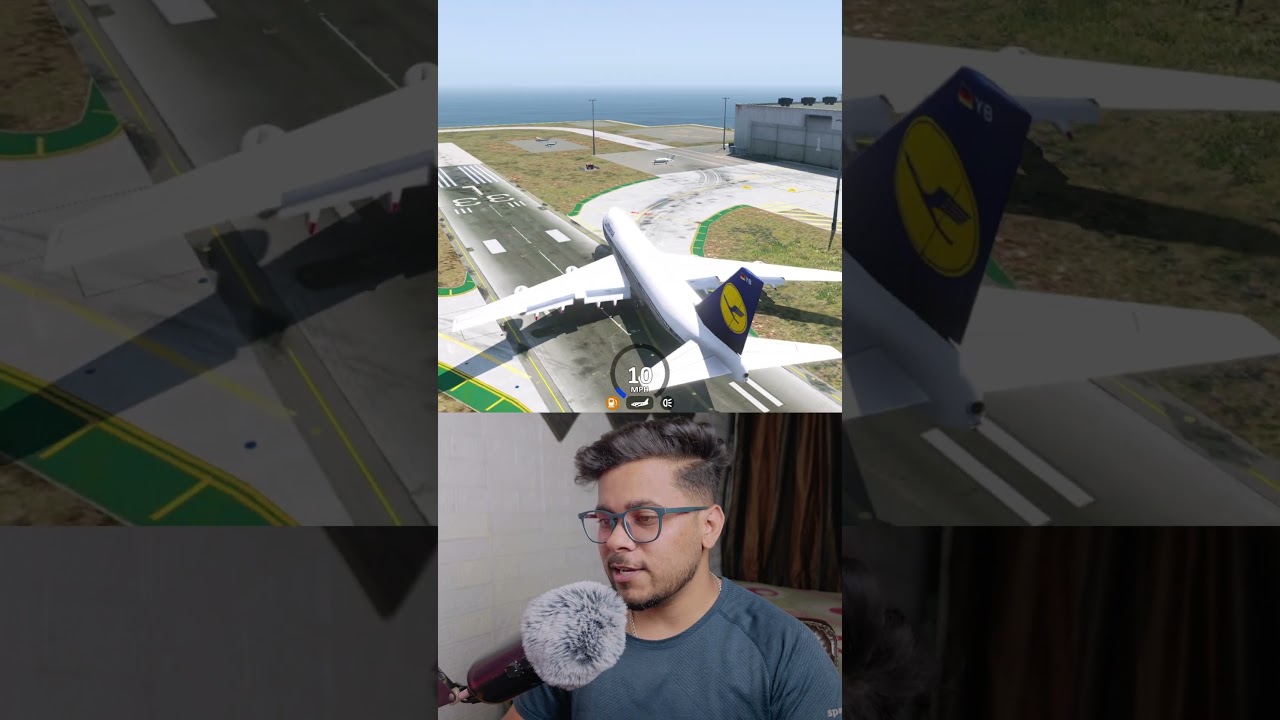 I Stole a Plane in GTA 5 and Landed it in Indian Bike Driving 3D! 😱