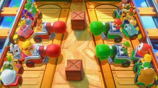 Super Mario Party - Daisy Vs Mario Vs Luigi Vs Wario(Master Cpu)| Cartoons Mee