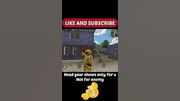 HOW TO HIDE HELMETS IN MATCHES ! | PUBG MOBILE #Shorts #pubgmobile