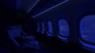 Floating in Space | Jet Engine Airplane White Noise | Calming Flight Sounds for Relaxing, Sleep