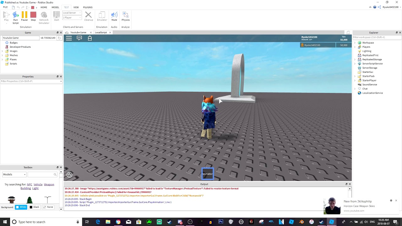 Roblox Studio How To Make An Animation Tool Youtube - how to make your own animation roblox