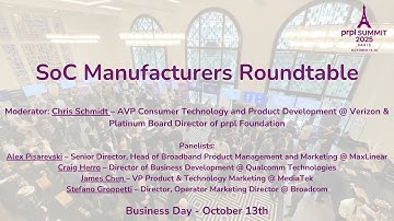 prpl Summit 2025: SoC Manufacturers Roundtable