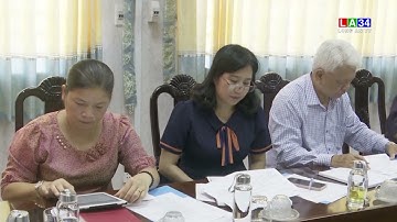 Cụm khuyến học số 03 giao ban công tác khuyến học, khuyến tài năm 2024 | LONG AN TV