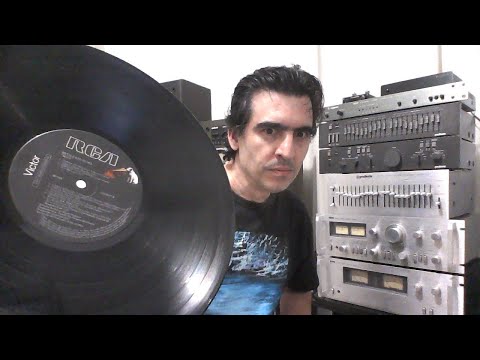 Um trecho da música estava pulando. Veja o que fiz com o disco de vinil