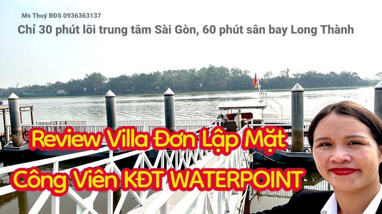 Review Căn Villa Đơn Lập Mặt Công Viên Clubhouse KĐT WATERPOINT 
