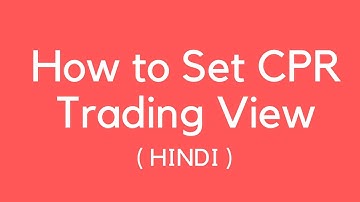 How To Setup CPR In TradingView