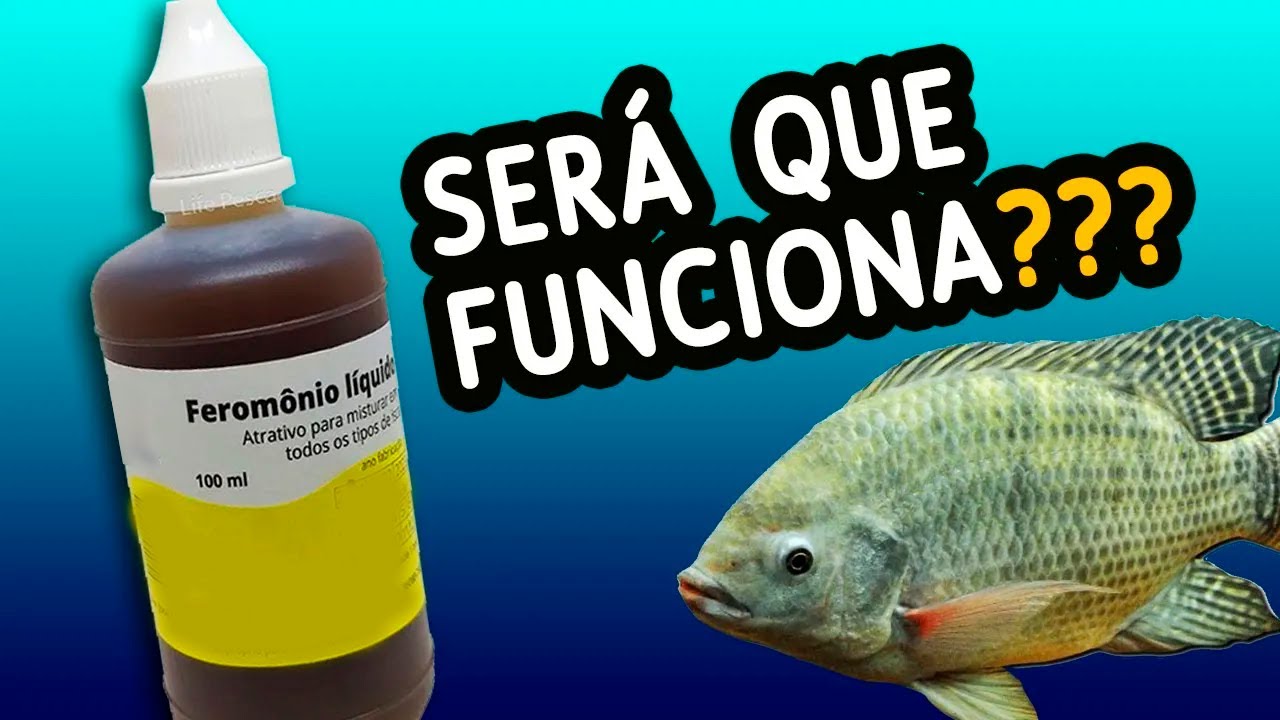 FEROMÔNIO Para Pescar. FIZ O TESTE NO RIO.