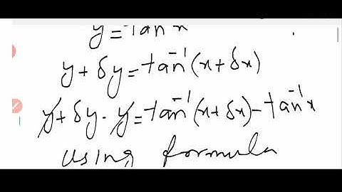 Derivative of tan inverse x by definition or by first principle