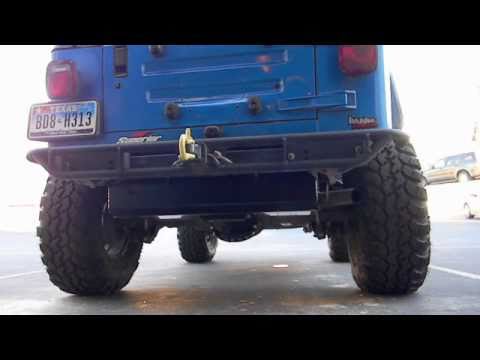 The Best Exhaust Set Up for a Jeep TJ MBRP exhaust - YouTube
